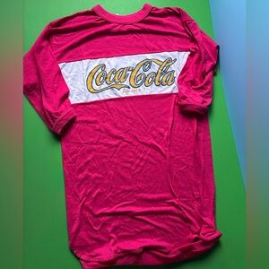Vintage Kids 1980s Pink Coca Cola Shirt